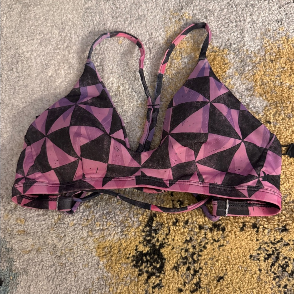 Hurley Pink and Black Bikini with Geometric Design size M,L